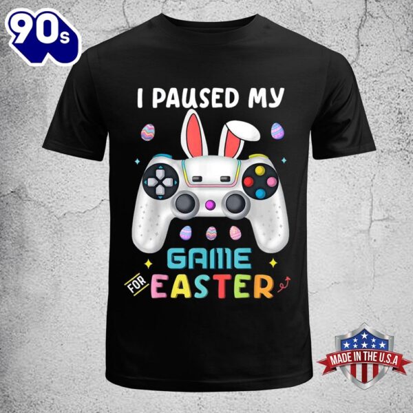 Easter Day Boys Kids Men Bunny Gamer Egg Funny Gaming Shirt, Easter Gifts For Men