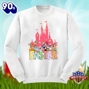 Easter Disney Castle With Mickey And Friends Unisex Shirt