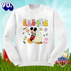 Easter Eggs And Mickey Mouse Youth Shirt