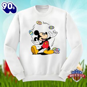 Easter Eggs With Mickey Mouse Shirt Holiday