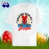 Easter Superhero And Rolling With My Peeps Graphic Shirt