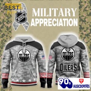 Edmonton Oilers 2024 Military Appreciation Hoodie, Jogger, Cap