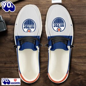 Edmonton Oilers NHL Hey Dude Shoes Custom Name Perfect Gift