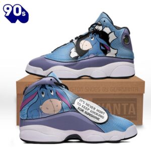 Eeyore Air Jordan 13 Sneakers Custom Comic Style Shoes