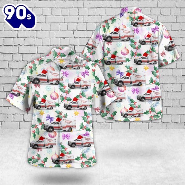 El Dorado County EMS Agency, California Christmas Hawaiian Shirt