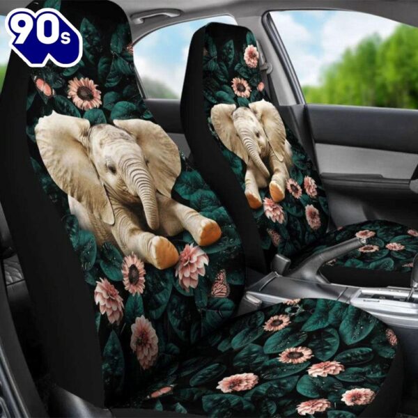 Elephant In The Forest Car Seat Covers