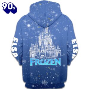 Elsa Princess Castle Glitter Activewear Set