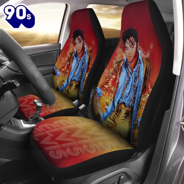 Elvis Presley 2PCS Car Seat Cover For Fans