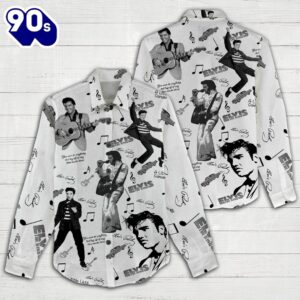 Elvis Presley 3D Linen Shirt…