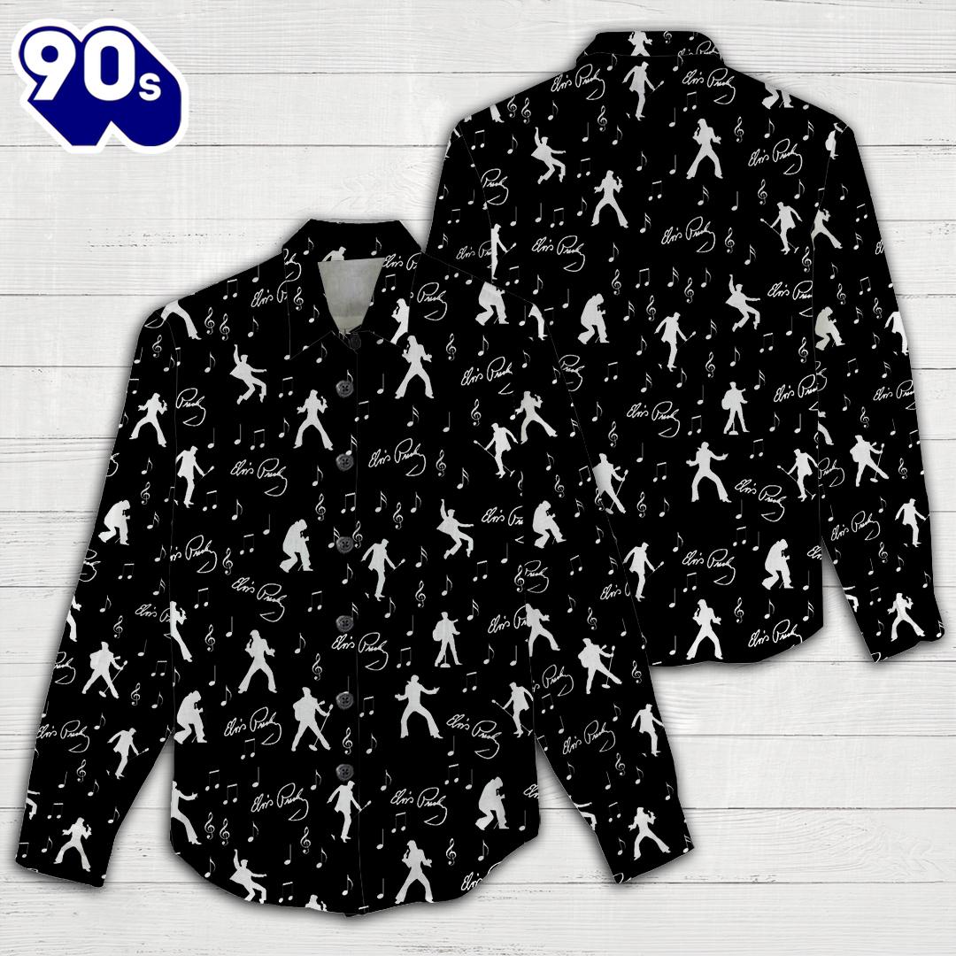 Elvis Presley 3D Linen Shirt New Trend Elvis Presley 3D Linen Shirt New Trend