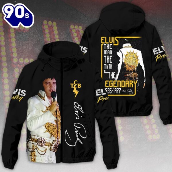 Elvis Presley 3D Windbreaker Jacket For Man And Women
