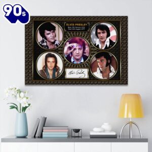 Elvis Presley Rectangle Canvas With…