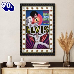 Elvis Presley Rectangle Canvas With…