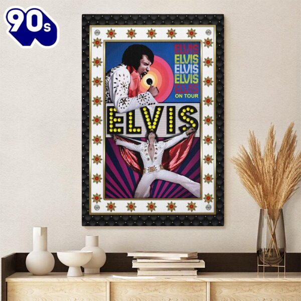 Elvis Presley Rectangle Canvas With Inner Frame New 2025