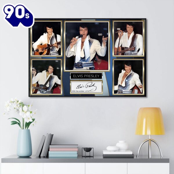 Elvis Presley Rectangle Canvas With Inner Frame Trendding