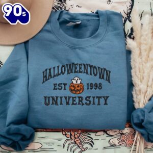 Embroidered Halloweentown Sweatshirt, Embroidered Fall…