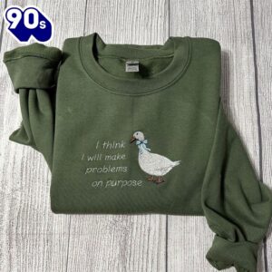 Embroidered Silly Goose Sweatshirts Gift…