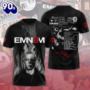 Eminem 3D The Death Of Slim Shady LP  All Over Print Rapper Shirt For Fans