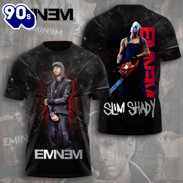 Eminem Adult Slim Shady Gift  All Over Print Rapper Shirt For Fans