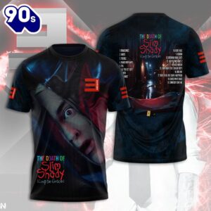 Eminem Announces New Single Houdini Fan Gifts  All Over Print Rapper Shirt For Fans