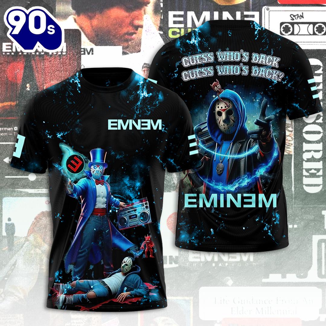 Eminem Houdini The Death Of Slim Shady All Over Print Rapper Shirts For Fans Eminem Houdini The Death Of Slim Shady All Over Print Rapper Shirts For Fans