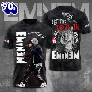 Eminem – Let The Devil In  All Over Print Rapper Shirt For Fans
