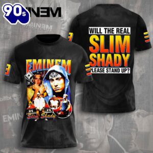 Eminem Rapper – Eminem Slim Shady 2024  All Over Print Rapper Shirt For Fans