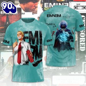 Eminem Rapper Tour Music  All Over Print Rapper Shirt For Fans