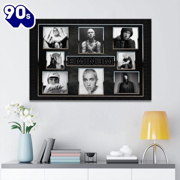Eminem Rectangle Canvas With Inner Frame For Fans