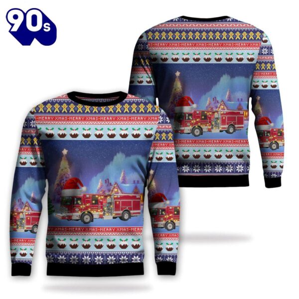 Encinitas, California, Encinitas Fire Department Christmas Sweater