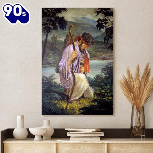 Enos Praying Canvas Pictures Jesus Christ Canvas Art