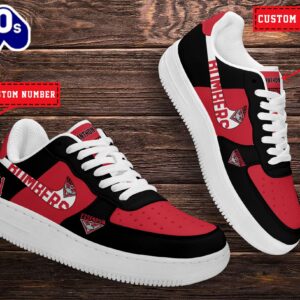 Essendon Bombers AFL Personalized Air Force 1 Shoes