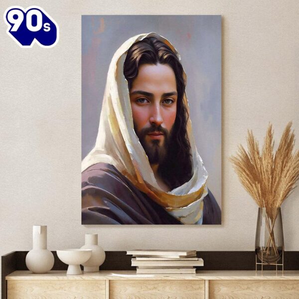 Experience Divine Love and Sacrifice in This Impasto Oil Jesus Canvas Art Christian Wall Canvas