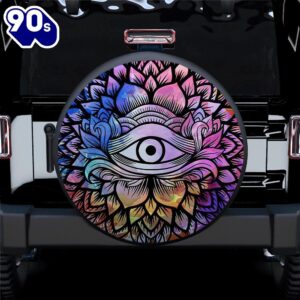 Hippie Tire Covers Eye Mandala…