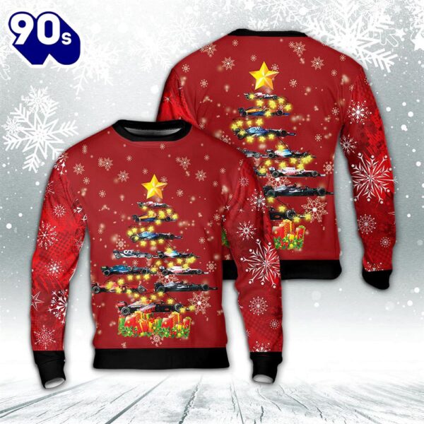 F1 Formula One Teams 2022 Christmas Aop Sweater 1