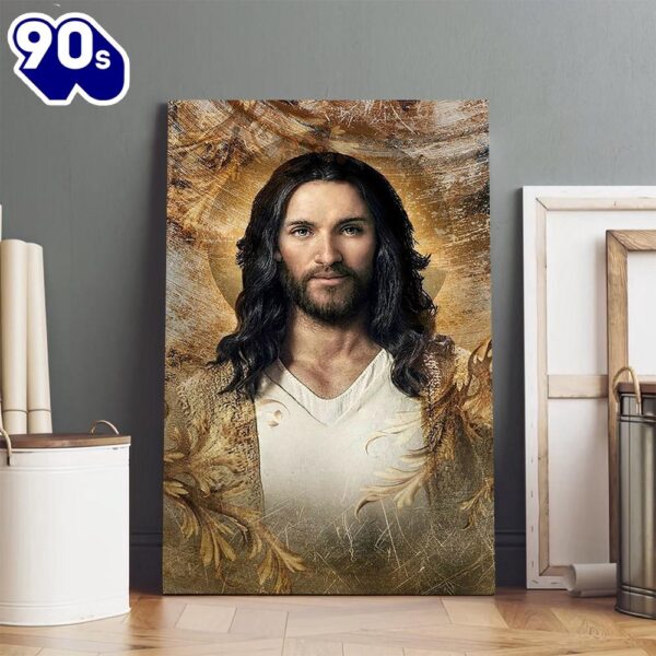 Face Of Jesus Canvas Prints Jesus Christ Art Christian Canvas Wall Decor