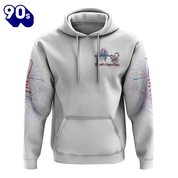 Faith Cross Sunflower Flag Color 3D Hoodie
