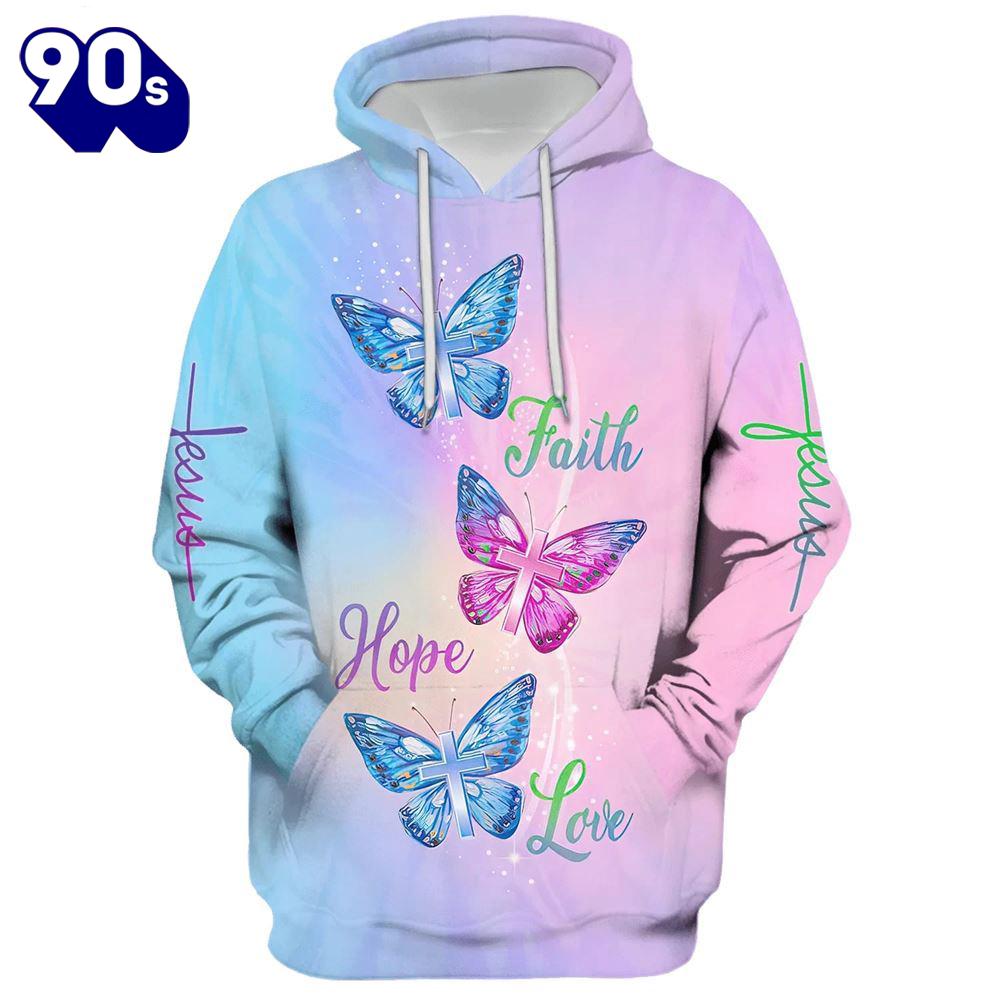 Faith Hope Love 3D Hoodie For Faith Hope Love 3D Hoodie For