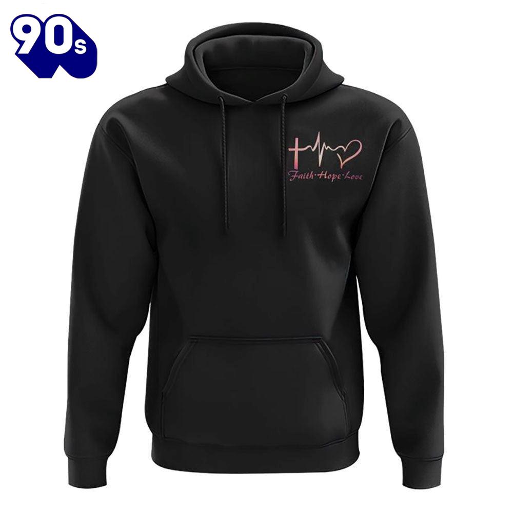 Faith Hope Love Beach Flag 3D Hoodie Faith Hope Love Beach Flag 3D Hoodie