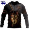 Faith in God Lion Jesus Save God 3D Hoodie