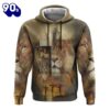 Faith Lion Jesus Cross 3D Hoodie