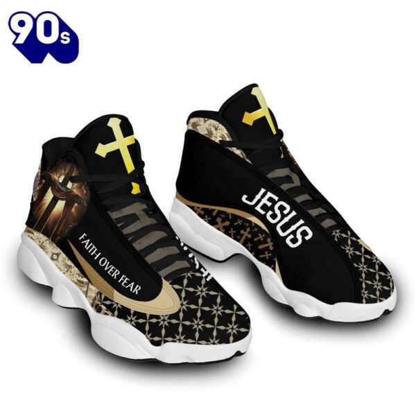 Faith Over Fear Jesus Jd13 Shoes For Man And Women  Gift Christmas