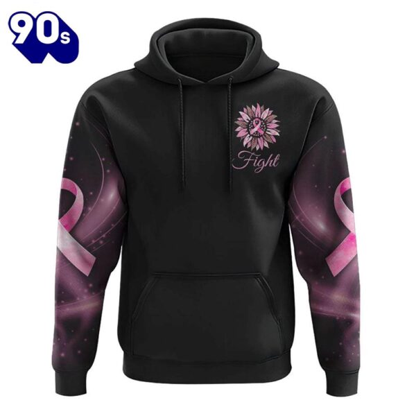 Faith Pink Sunflower Cross 3D Hoodie