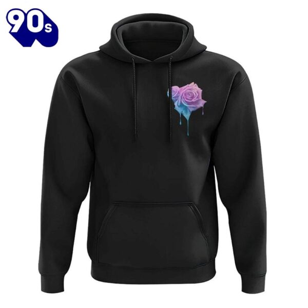 Faith Rose Watercolor 3D Hoodie