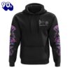 Faith Rose Wood Cross Smoke 3D Hoodie