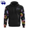 Faith Sunflower Flag Rainbow Smoke Butterfly 3D Hoodie