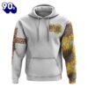 Faith Sunflower Leopard Texture 3D Hoodie