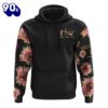 Faith Sunflower Smoke Ribbon 3D Hoodie