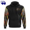 Faith Sunflower Wings Watercolor 3D Hoodie