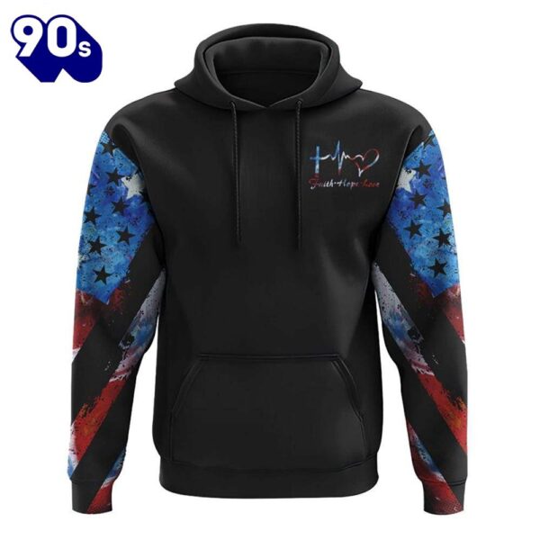 Faith Wings Flag Independence Day 3D Hoodie